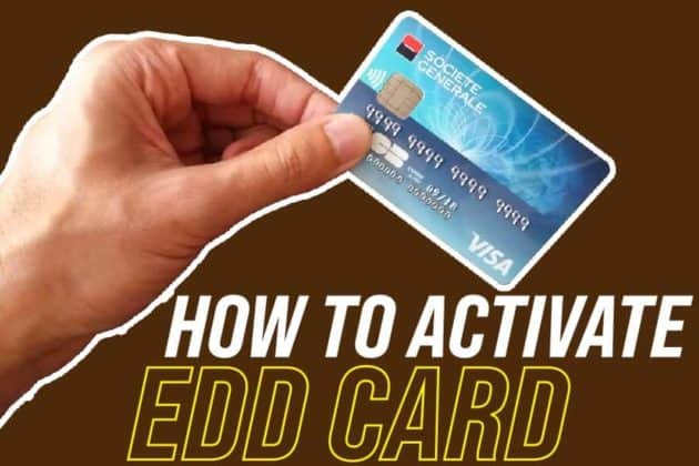 How To Activate Edd Card 4926